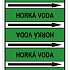Značení potrubí, horká voda